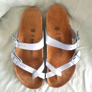 Birkenstock Mayari Metallic Silver